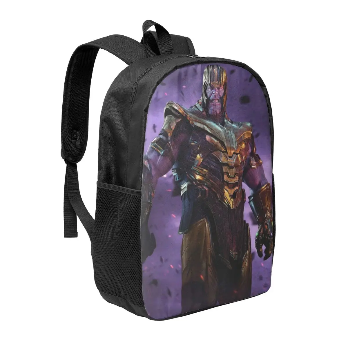 Marvel Thanos 17-Inch Student Backpack - Comfortable and Practical Backpack for Daily Use, School, and Travel