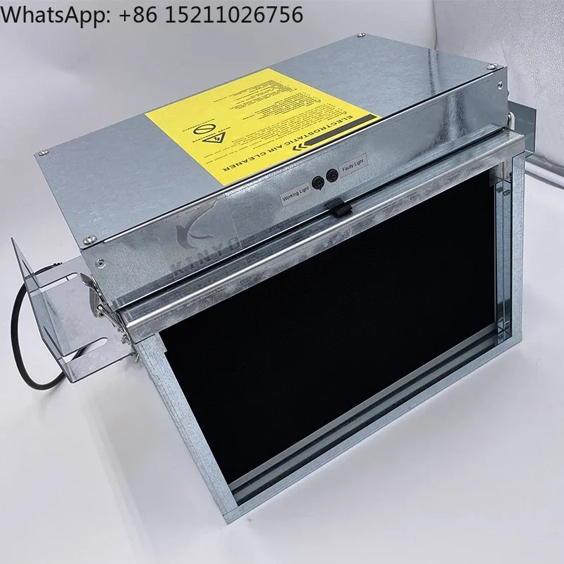 Medical HVAC System Air Sterilizer A/C Duct Filter AC Tube Ceiling Vent ESP Cell Air Cleaner Electrostatic Precipitator