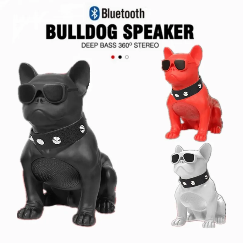 Bulldog Wireless Bluetooth Speaker Portable Sound Box Bass 3D Sound Quality Surround Radio Multifunction TF Card Super Subwoofer