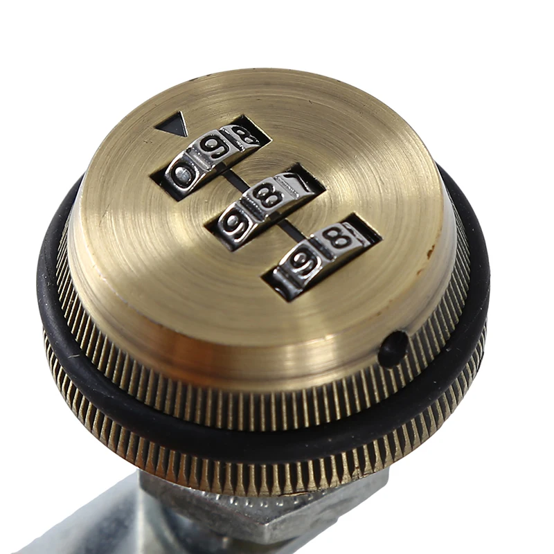 White Mailbox Password Lock Locker Password Tongue Lock Three Digit Password Dial Lock Mechanical Password Lock Zinc Alloy