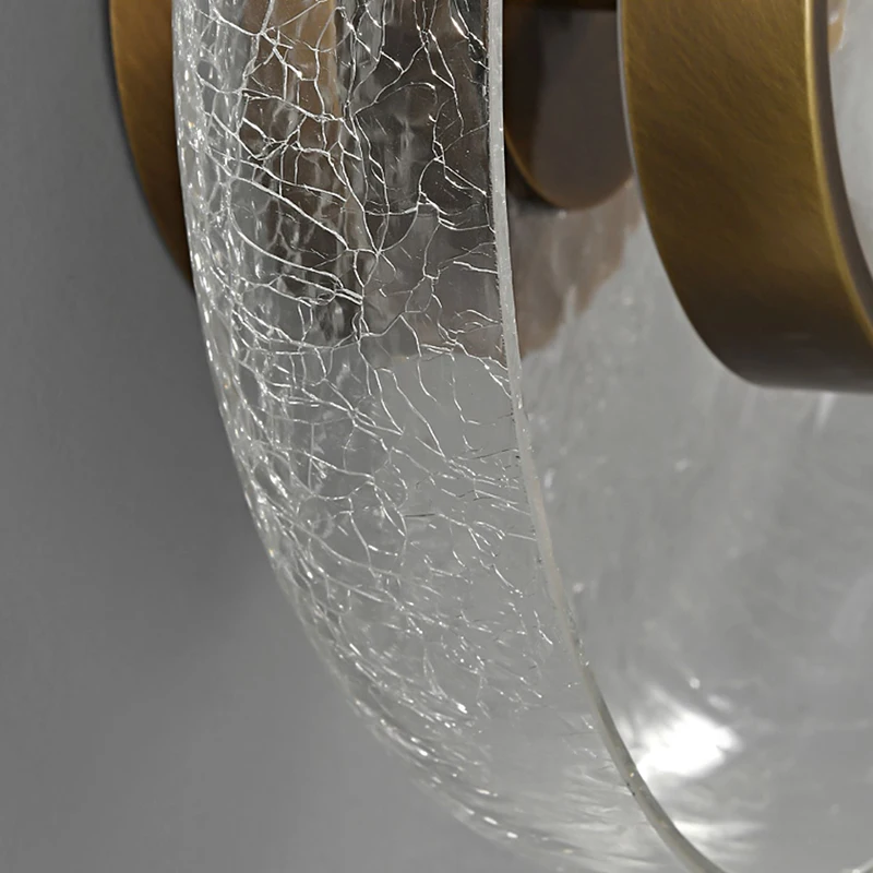 Minimalist and Creative Glass Crack Art Wall Lamp Living Room Background Wall Lamp Decorative Lamp Staircase Bedroom Wall Light