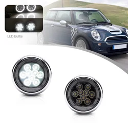 2Pcs Led Car Rally Driving Fog Lamp DRL Halo Ring Daytime Running Lights For Mini Cooper R50 Convertible R52 S/JCW R53 04 05 06