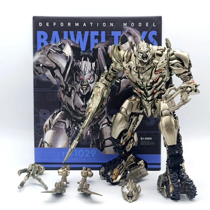 In Stock BAIWEI Transformation TW1029 TW-1029 Megatank Movie Metal Coating Studio Series KO SS13 Action Figure Robot Toys Gifts