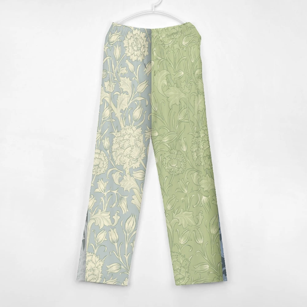 Hand Drawn Flowers Pajama Pants Mens Womens Lounge Pants Super Soft Unisex Sleep Pajama Bottoms with Pockets Drawstring