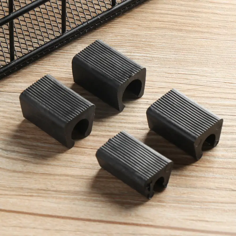 10pcs Durable Floor Protector U Shaped Non-slip Chair Leg Pad Damper Stool Pipe Clamp Tube Caps