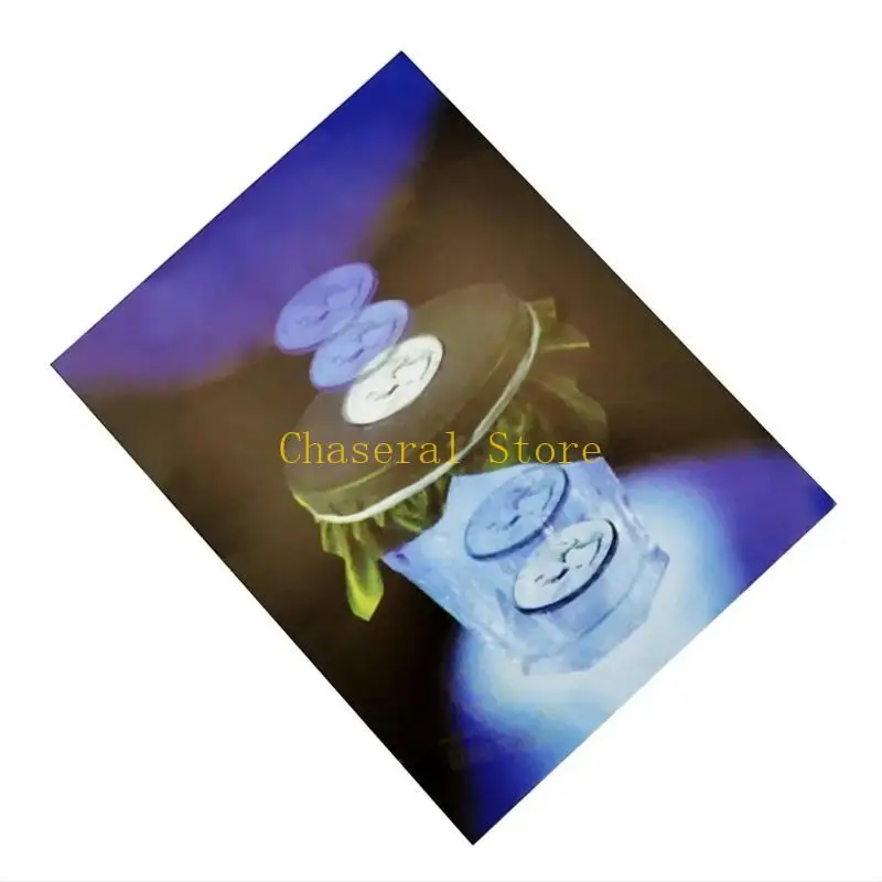 E7ce professionele munt goocheltrucs speelgoed grappige munt penetratie film goochelen speelgoed trucs speelgoed