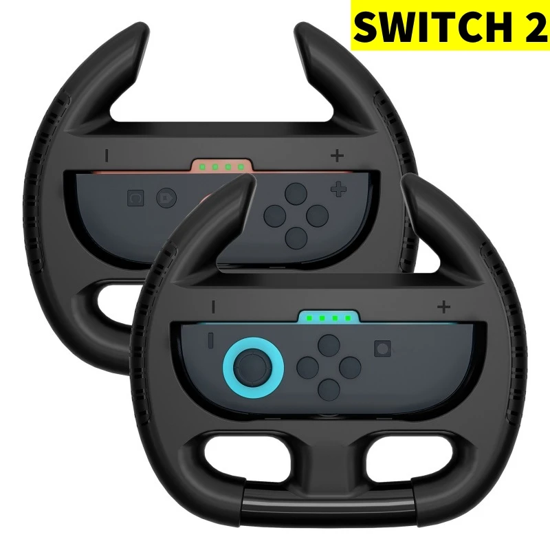 Controller-Lenkrad für Switch 2, SUPCASE, Rennspiele-Zubehör, JoyCon, Griffset für linke und rechte Controller