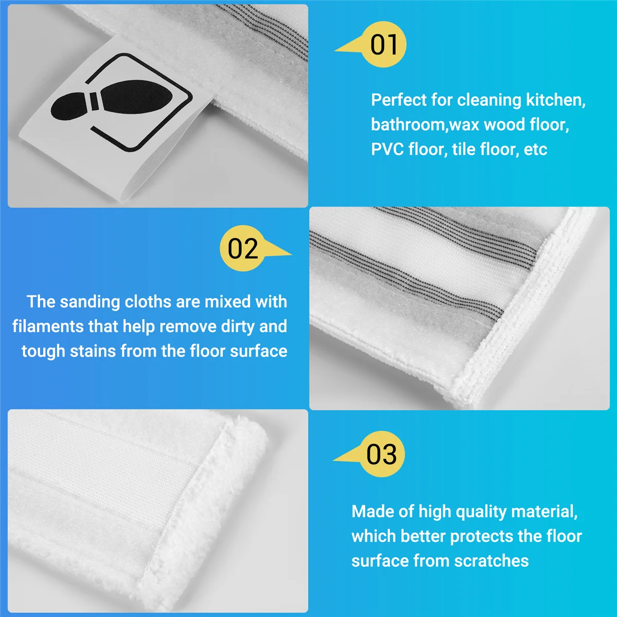 Für Karcher Wipers Bodendüsentücher Mopp Rundbürsten Ersatzteile