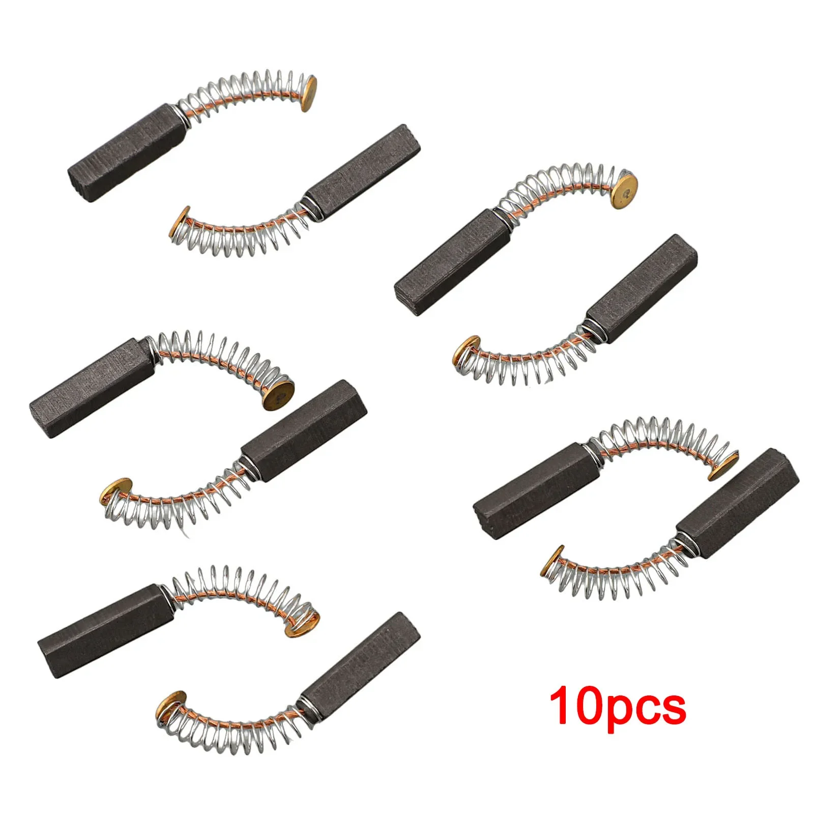 10 pçs escovas de carbono 20x5x5mm para moedor de ângulo brocas de martelo elétrico peça de substituição escovas do motor ferramentas elétricas acessó