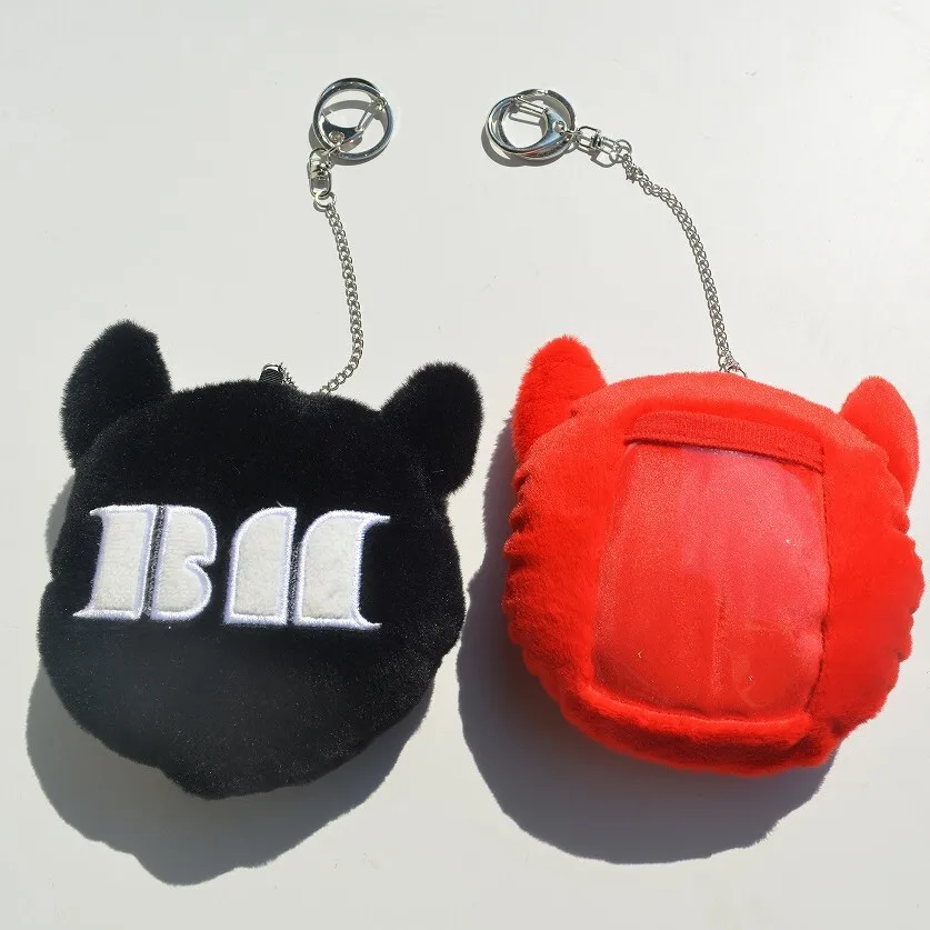 新しい Babymonsters ペンダントぬいぐるみキーホルダー小さなバッグ人形ぬいぐるみ財布カードセット BABYMONSTERed バックパックペンダントファンのためのギフト