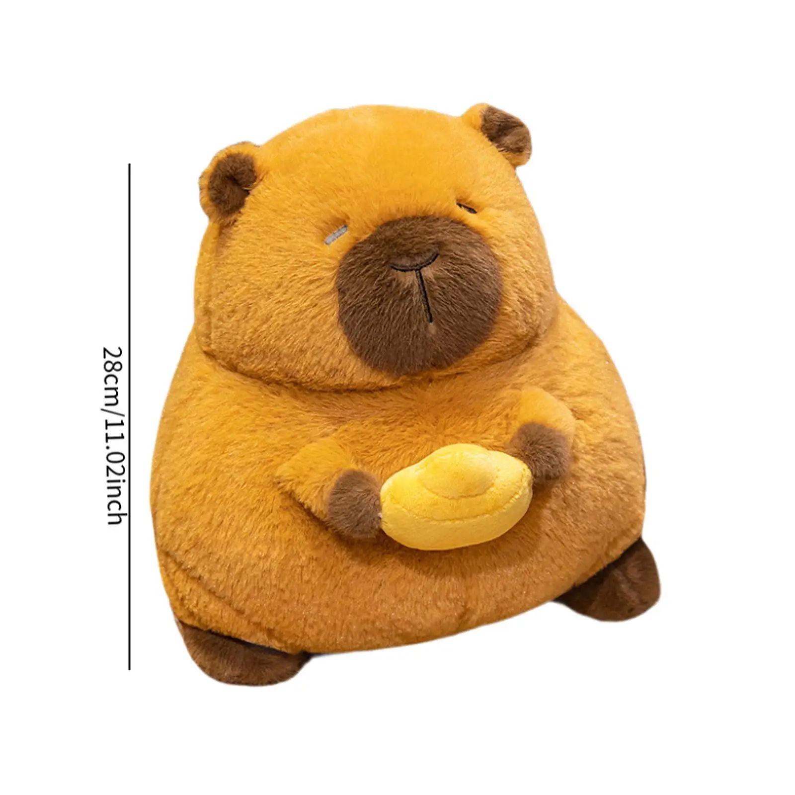 Capybara Plush Toy Chinese New Year Ornament for Girls Birthday Living Room