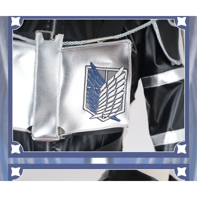 دييدي 211 【ويتروز】 أزياء Aot التأثيرية للموسم النهائي فيلم تيتان جان ليفي ميكاسا أكرمان أرمين هانج إرين بدلة قتالية بدلة ارتداءها