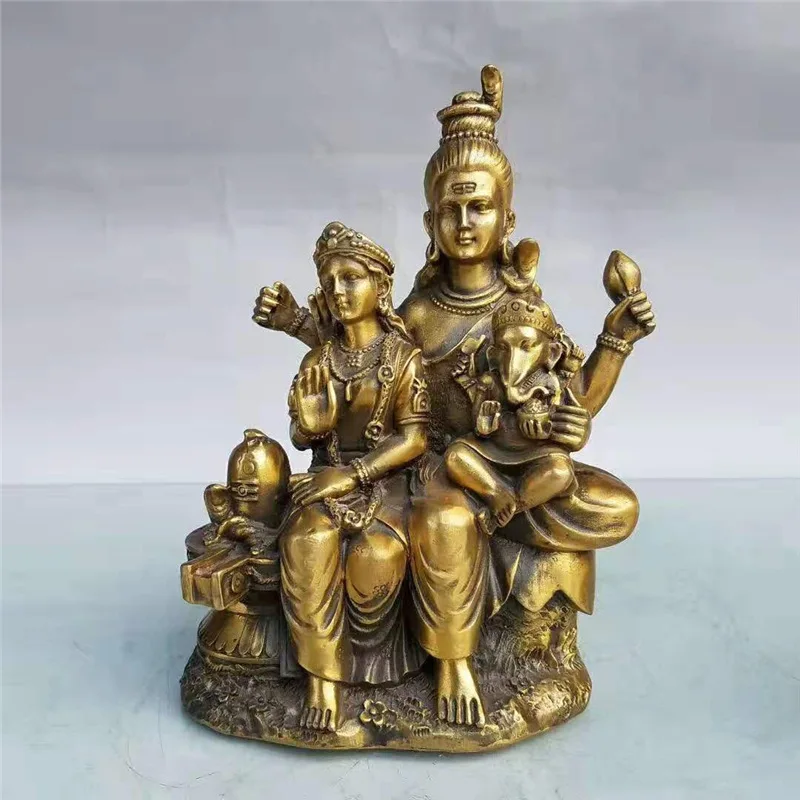 

Guyunzhai brass fortune goddess shop desk living room home craft decoration gift