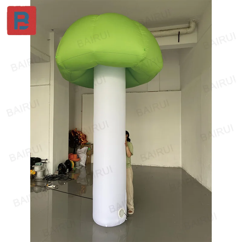 Aufblasbare Pilze, pflanzliche Luftmodelle mit Gebläsern, Outdoor-Quadrat und Dekoration für Einkaufszentrenaktivitäten