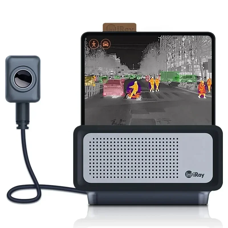 NEW NV2 Automotive Thermal Camera Night Vision Car Pedestrian Animal Vehicle Warning Infrared Thermal Imager Driving Camera