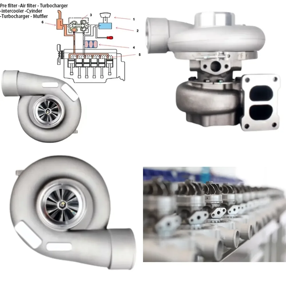 【2026 Daria Select】 6D125 Engine Turbocharger KTR90-232E 6506-21-5010 6506-21-5020 High Performance Turbo Excavators