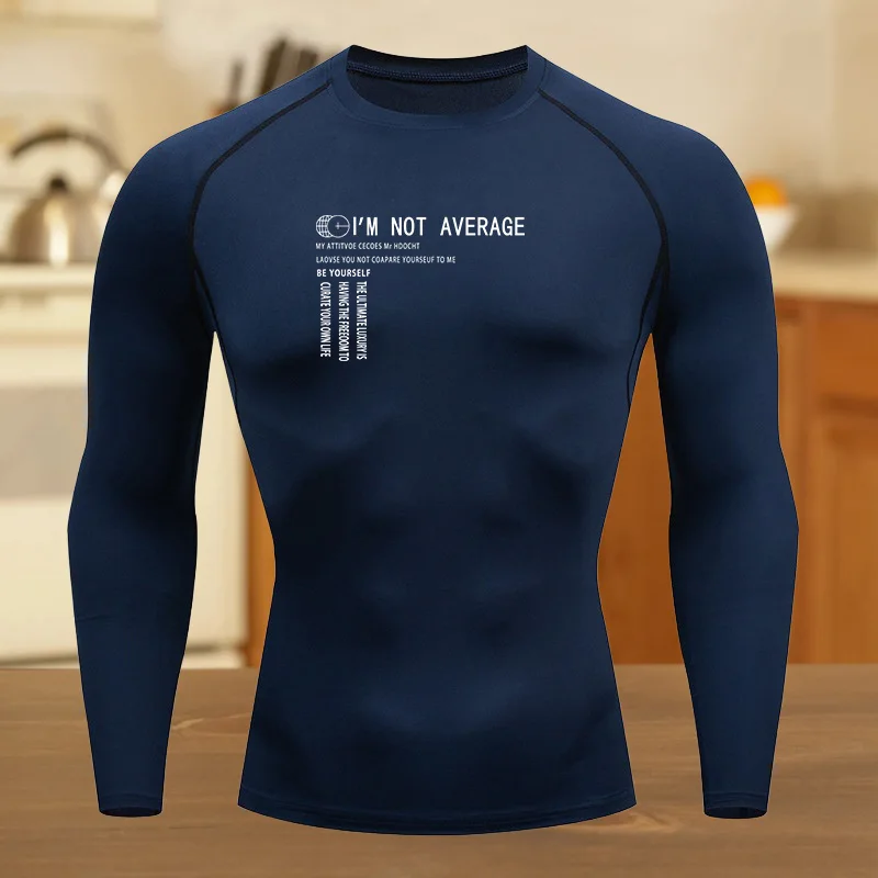 Graphic Compression Shirts for Men Gym Workout Running T-shirt Summer Athletic Quick Dry Fit Tees Tops Short Sleeve Rash Guard