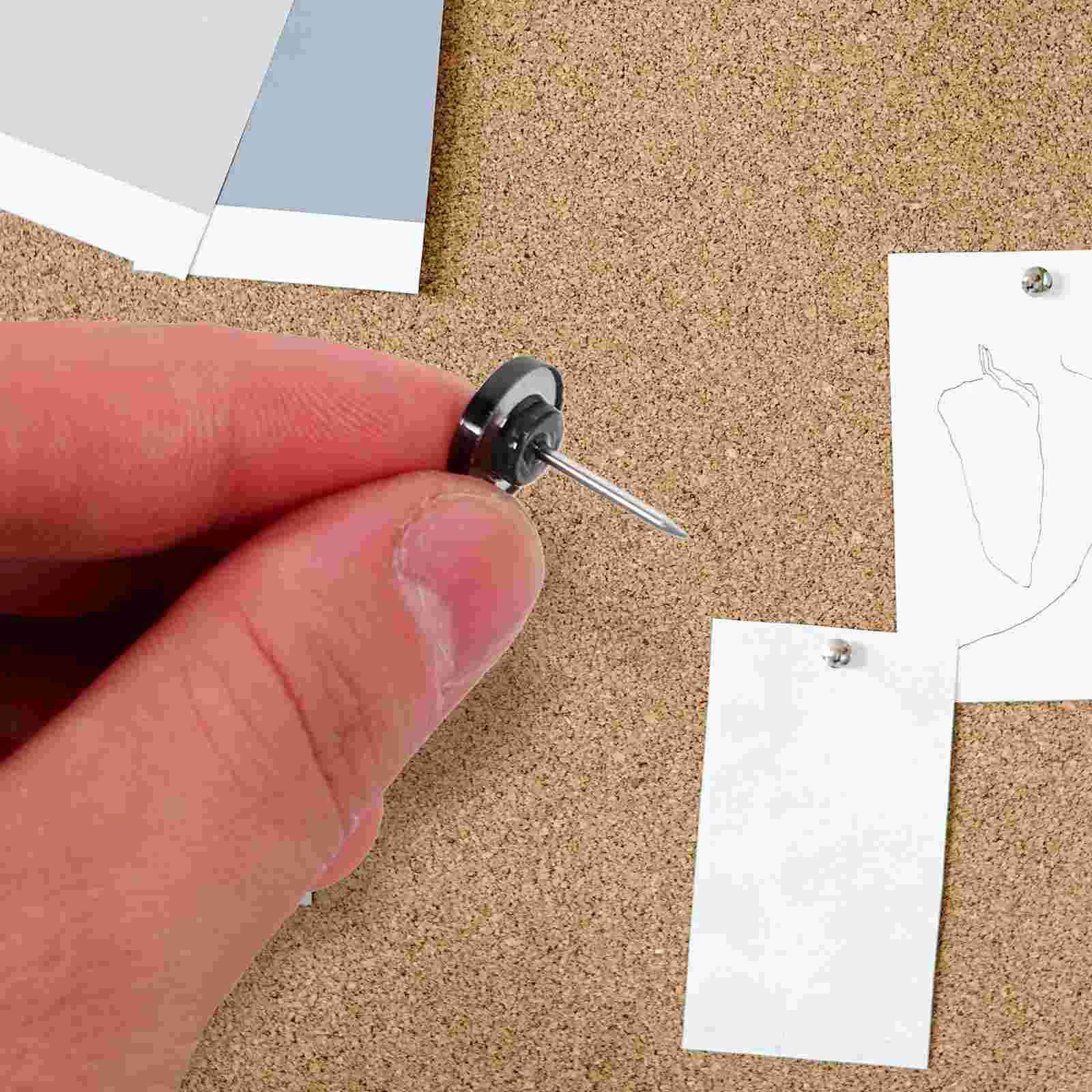 Plástico Redondo Thumbtack Desenho Pin Tacks, Push Pins Thumbtacks, Escritório Bonito para Placa de Cortiça, Pequeno Decorativo