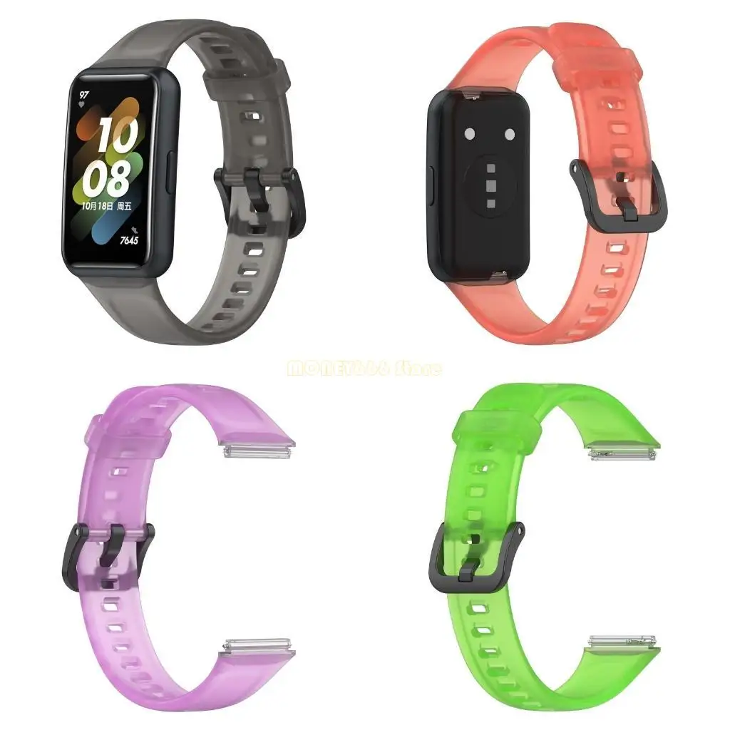 F62C 조절 가능한 실리콘 밴드 스트랩 브레이슬릿 땀 방지 손목 대역 7