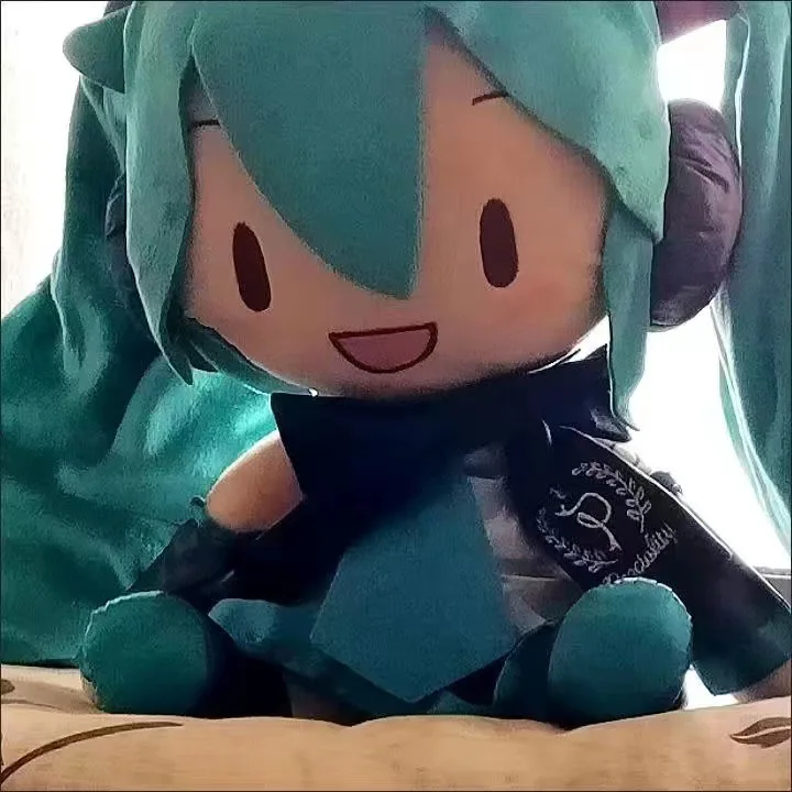 Hatsune Miku Plush Doll Anime Classic Deep Sea Hatsune Miku Doll Cute Fufu Child Toy Cartoon Girl Pillow Ornaments