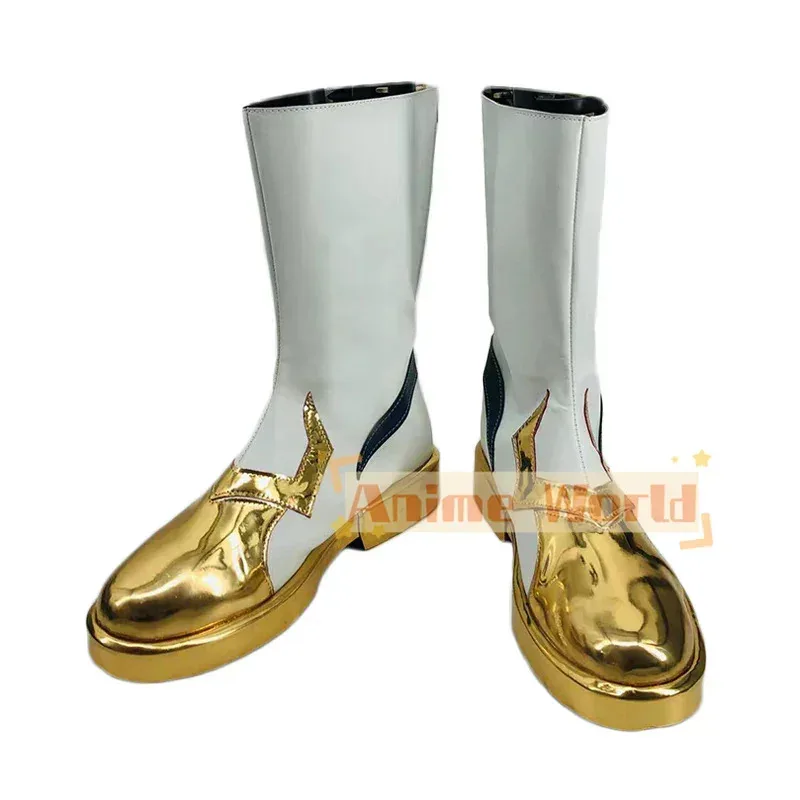 

Genshin Impact Eleven Fatui Harbingers The Jester Pierro Cosplay Shoes Halloween Carnival Boots Custom Madec;3.k'6;d.a;