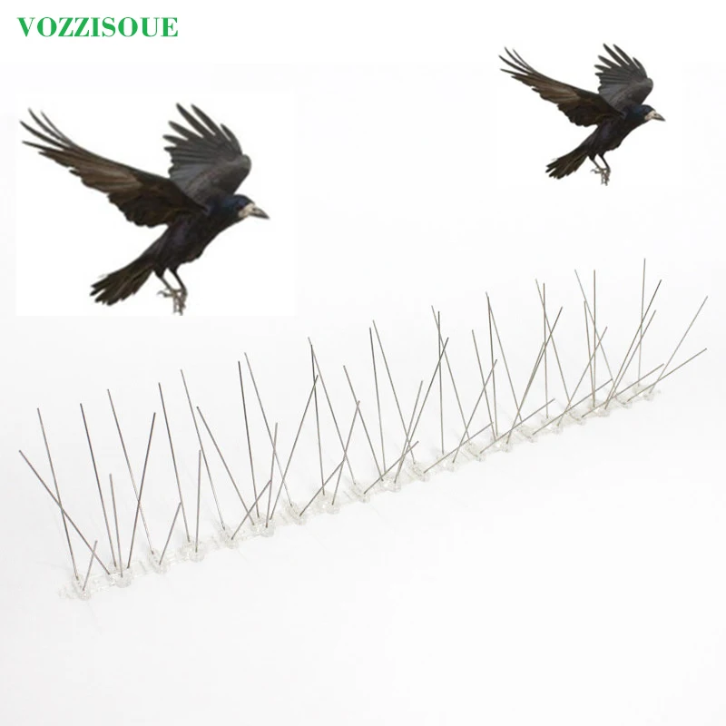 

Hot Bird and Pigeon Spikes Pest Repeller Anti Bird Pigeon Spike for Get Rid of Pigeons and Scare Birds Pest Control 60 Thorns