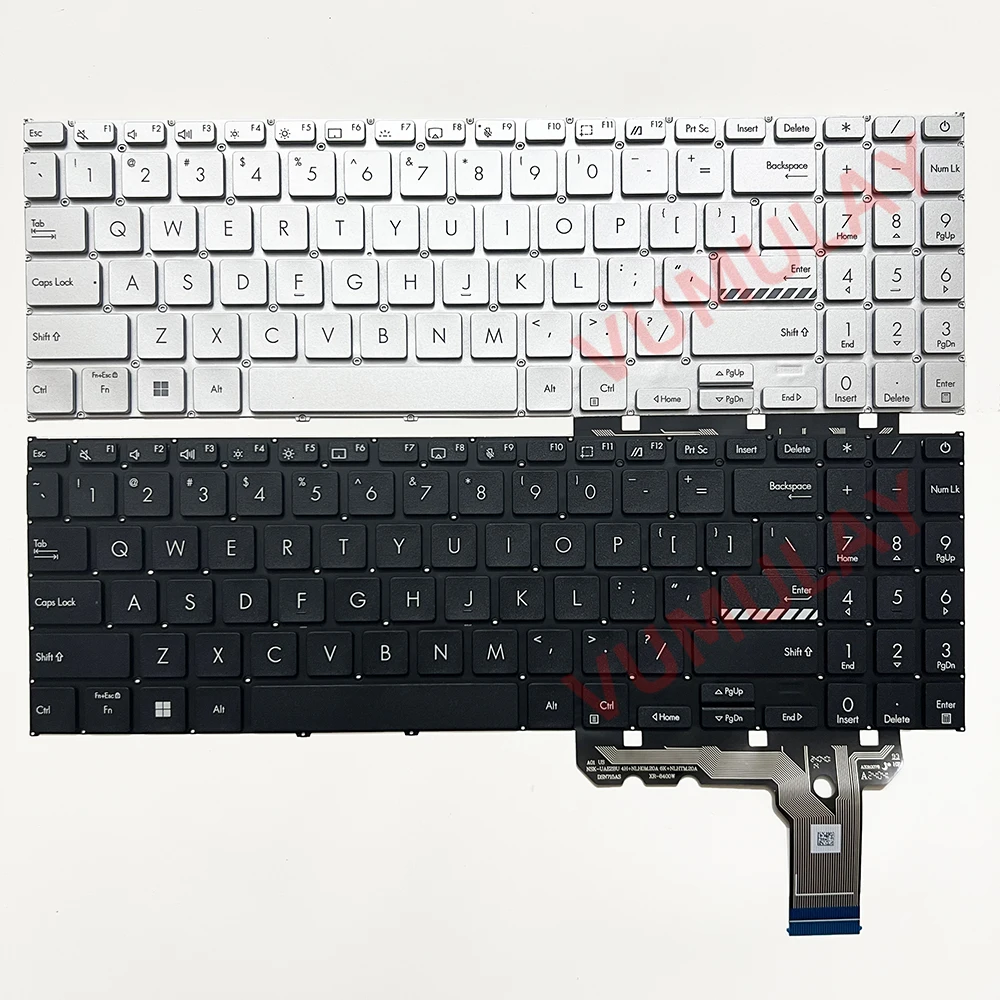 

US/Russian Backlit Keyboard for Asus Vivobook X1504 X1504ZA X1504VA X1504V X1504Z F1504 F1504ZA E1504 E1504F E1504FA