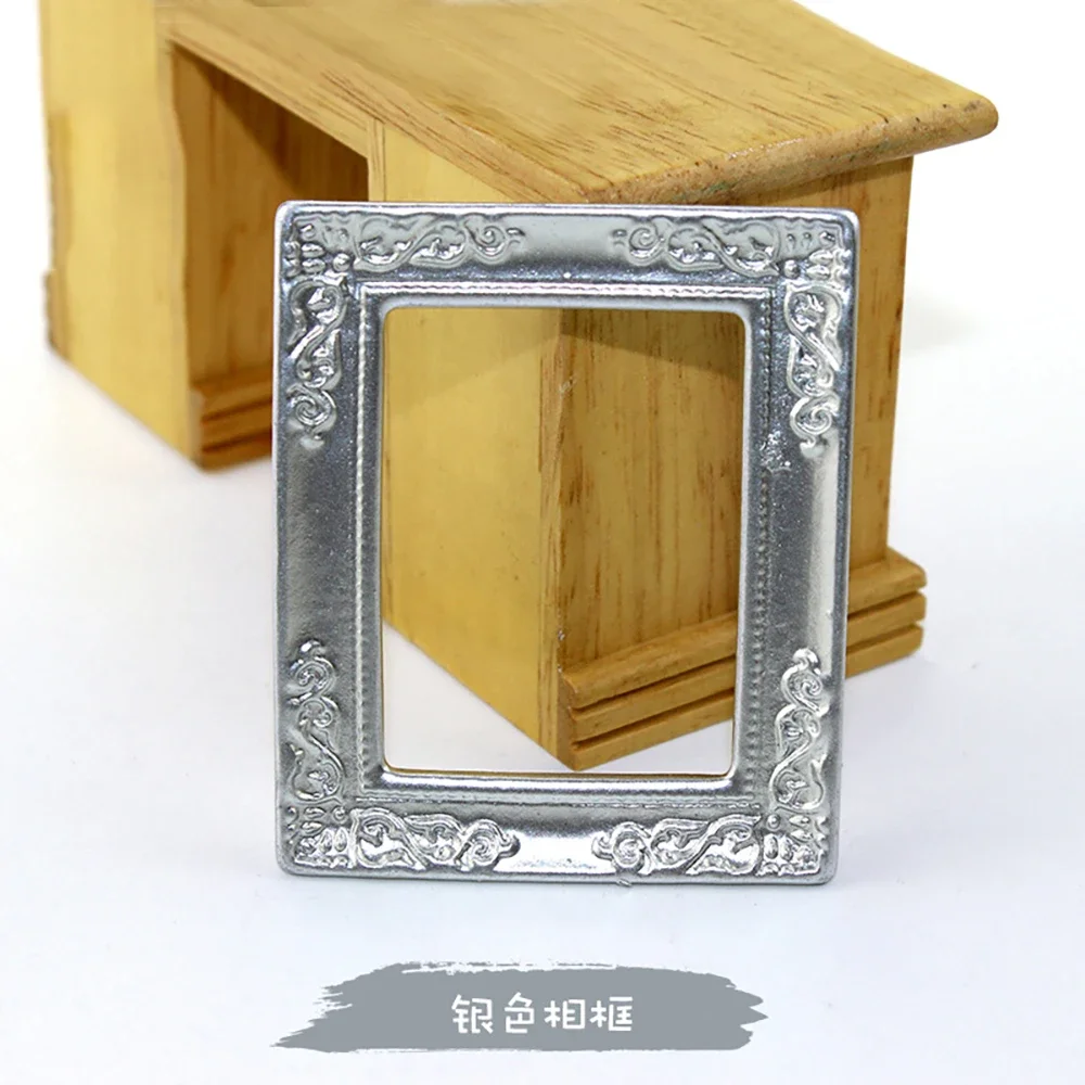 3 stuks 1/12 poppenhuis miniatuur accessoires mini hars fotolijst model speelgoed voor poppenhuis decoratie