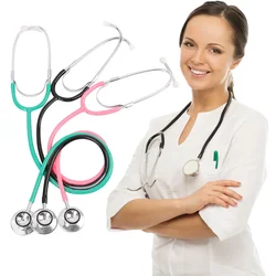 Dual Head Stethoscope Medical Device Professional Doctor Nurse Double Head Stethoscope Cardiology Medical Equipment Student Vet