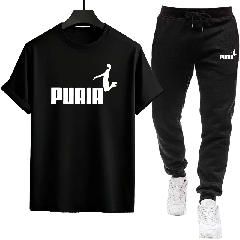 Spring Summer Daily Casual Fashion Short Sleeve Outfit 2026 Hot Sale Tracksuit for ManT-shirt and Shorts Men's Clothes