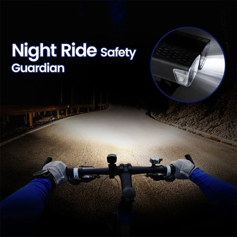 Bike Bicycle Light USB LED Rechargeable Set MTB Road Bike Front Back Headlight Lamp Flashlight Cycling Light Cycling Accessories