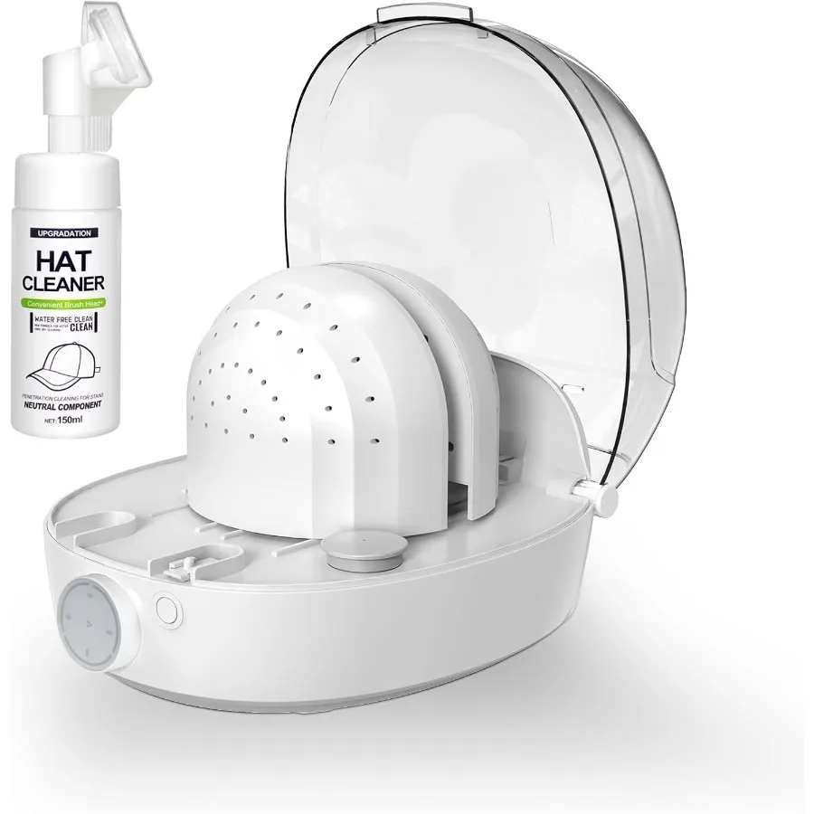 Cap Care Machine for Iron and DryRestore Misshapen Hat/Cap Natural Shape with Steam and HotCold Wind Keep Hat/Cap Clean and Sha