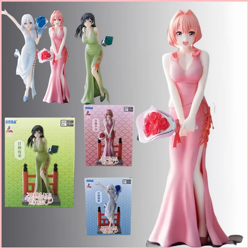 

In Stock Sega Amagami Yuna Amagami Asahi Yae Amagami Amagami'S Family'S Marriage Anime Figures Model Collection Ornamen Toy Gift