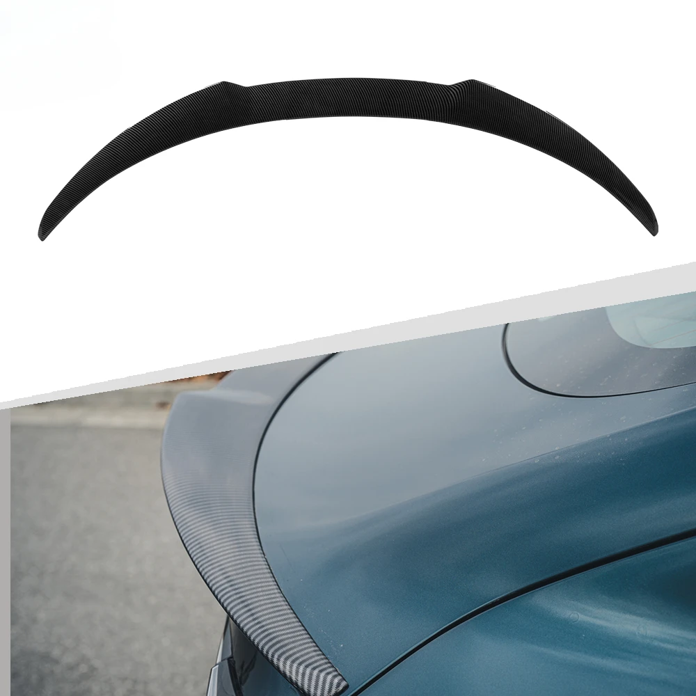 Real Carbon Look Rear Spoiler Accessories Trunk Lip Automobile Tail Wing Auto Part Spoilers For  Model 3