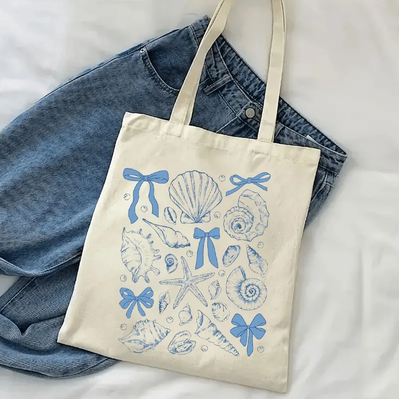 Van Gogh Almond Blossoms Classic Famous Painting Print Canvas Tote Bag Art Lover Casual Shoulder Shopping Handbag