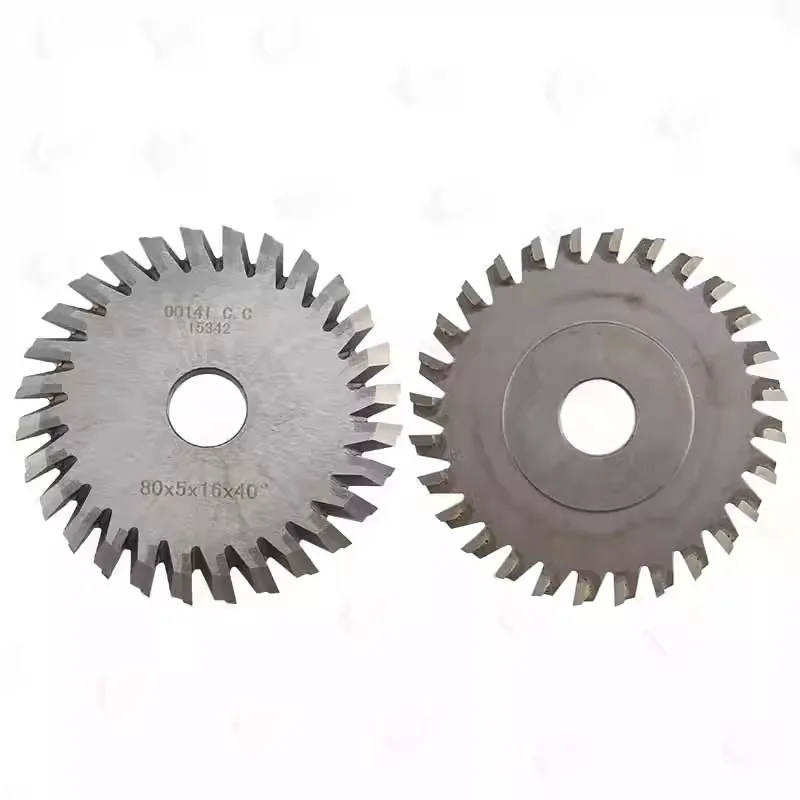 RuiZheng tungsten steel angle cutter 0014I.C.C φ80x5xφ16 x40 degree horizontal key machine milling cutter for locksmithing preci