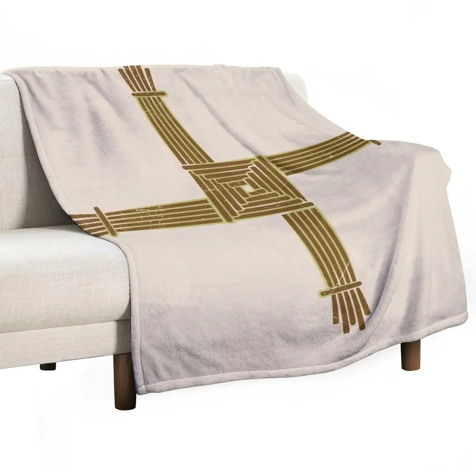 Celtic Symbols Brigid's Protection Gift Idea Throw Blanket Soft Big Large Tourist Picnic blankets ands Fashion Sofas Blankets