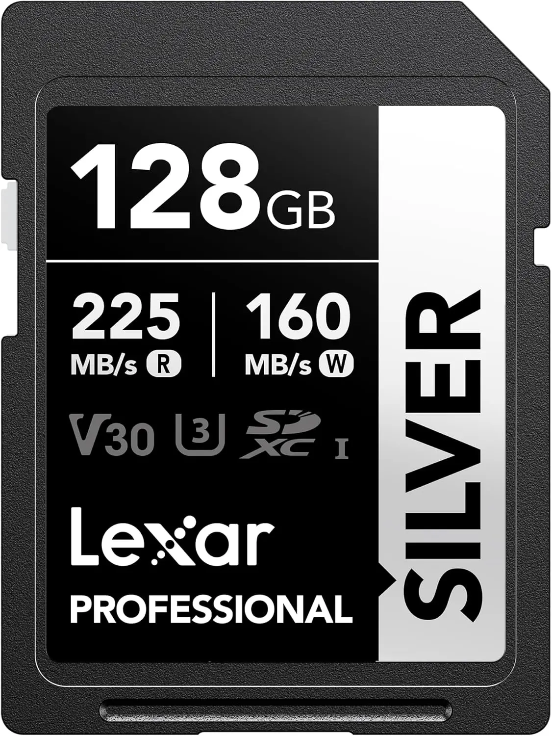

128GB SD Card UHS-I U3 V30 4K 225MB/s Read 160MB/s Write for Camera