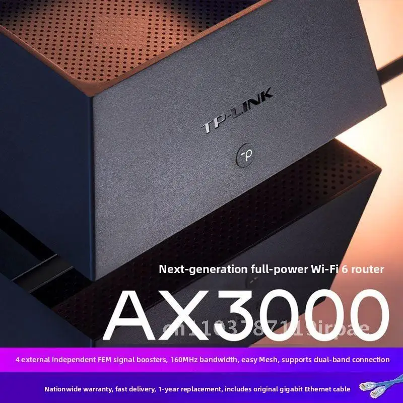 

TP-LINK TL-XDR3050 AX3000 Двухдиапазонный гигабитный домашний беспроводной маршрутизатор Wi-Fi6 Easy Edition 2x2 MIMO Поддержка 2,4G и 5G