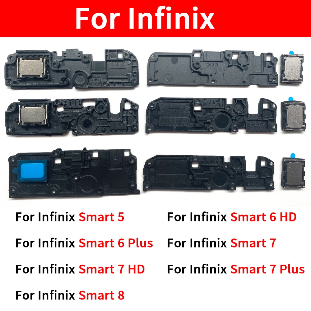 

Superior quality For Infinix Smart 5 6 7 HD 8 Plus Loud Speaker Buzzer Ringer Replacement Accessories Parts