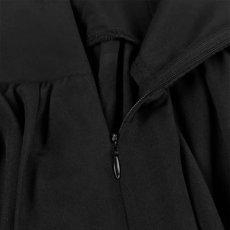 European And American Women Medieval Retro Gothic Lace Up Skirt