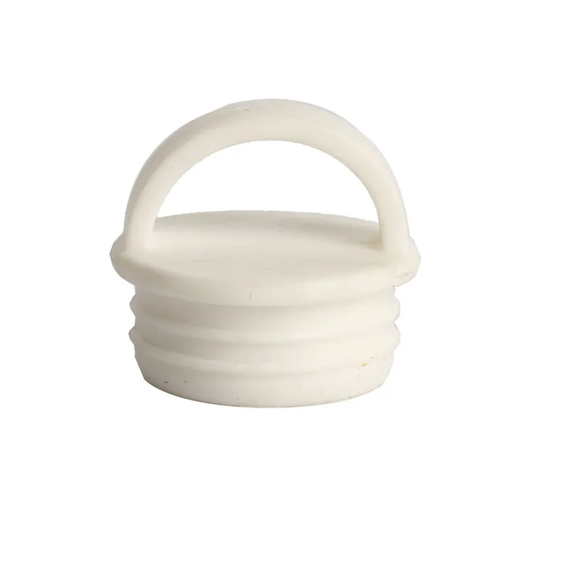 2Pcs White Mop bucket Drain Stopper Silicone Water Stopper Drain Plug Cover Water-drop Design For Bathroom Laundry Kitchen