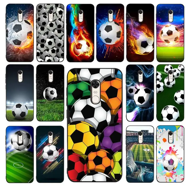 MaiYaCa Football Passion Soccer Ball Phone Case for Redmi 5 6 7 8 9 A 5plus K20 4X 6 cover