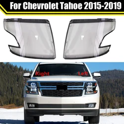 Car Headlamp Head Lamp Light Caps Lampshade Lampcover Auto Clear Lens Shell For Chevrolet Tahoe 2015-2019 Headlight Cover