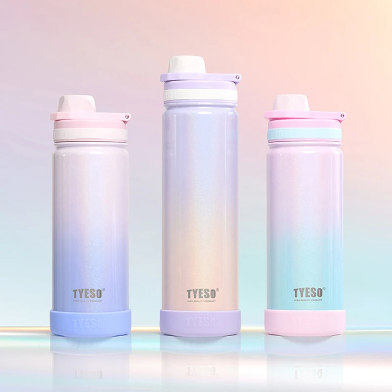 

600 мл/750 мл спортивный термос, сохраняет холод и горячий автомобиль, уличная вакуумная изоляция, портативная чашка из нержавеющей стали 304, бутылка для воды