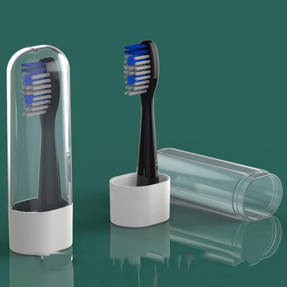 

8Pcs Toothbrush Head Protection Cover Reusable Electric Toothbrush Head Caps Portable Transparent Design for Travel Camping