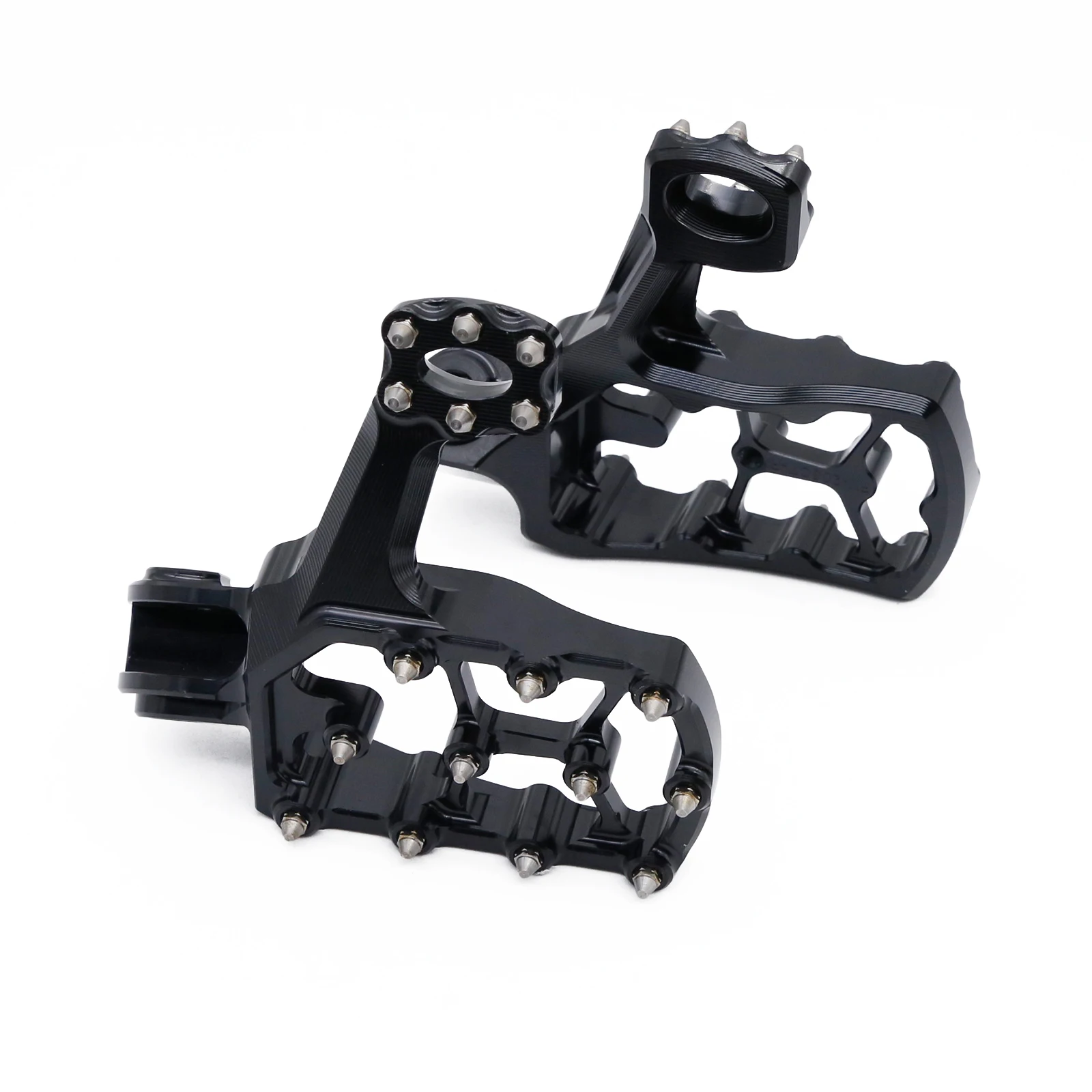 For GASGAS ES SM 700 2022-2023 Motorcycle Dirt Pit Pivot Bike Sharp Teeth Foot Pegs CNC Aluminum Footpegs Footrests Pedals