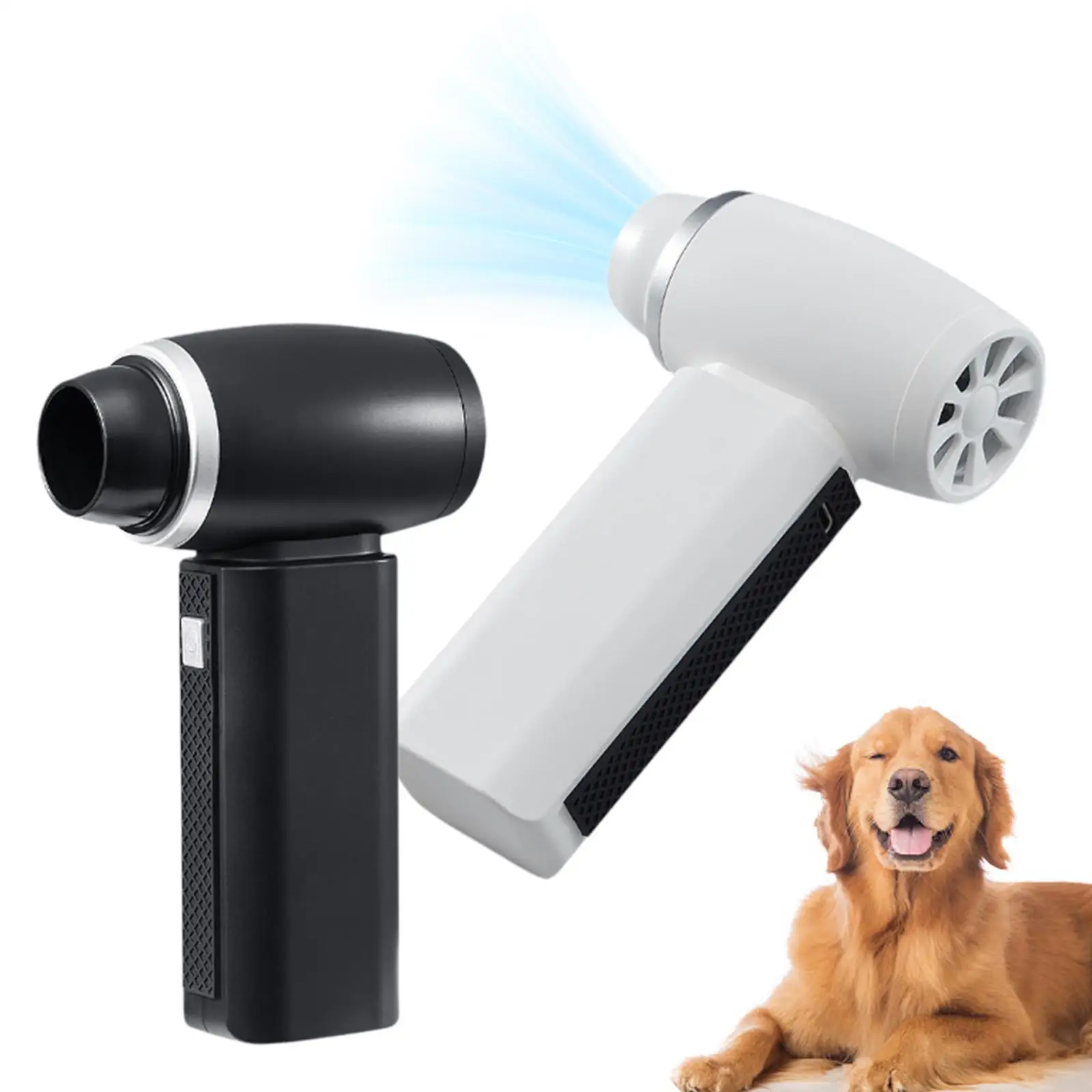 Handventilator Multifunctionele draagbare snelle compacte lichtgewicht luchtblazer voor laptop Auto Dierenhaardrogen Buitencomputer