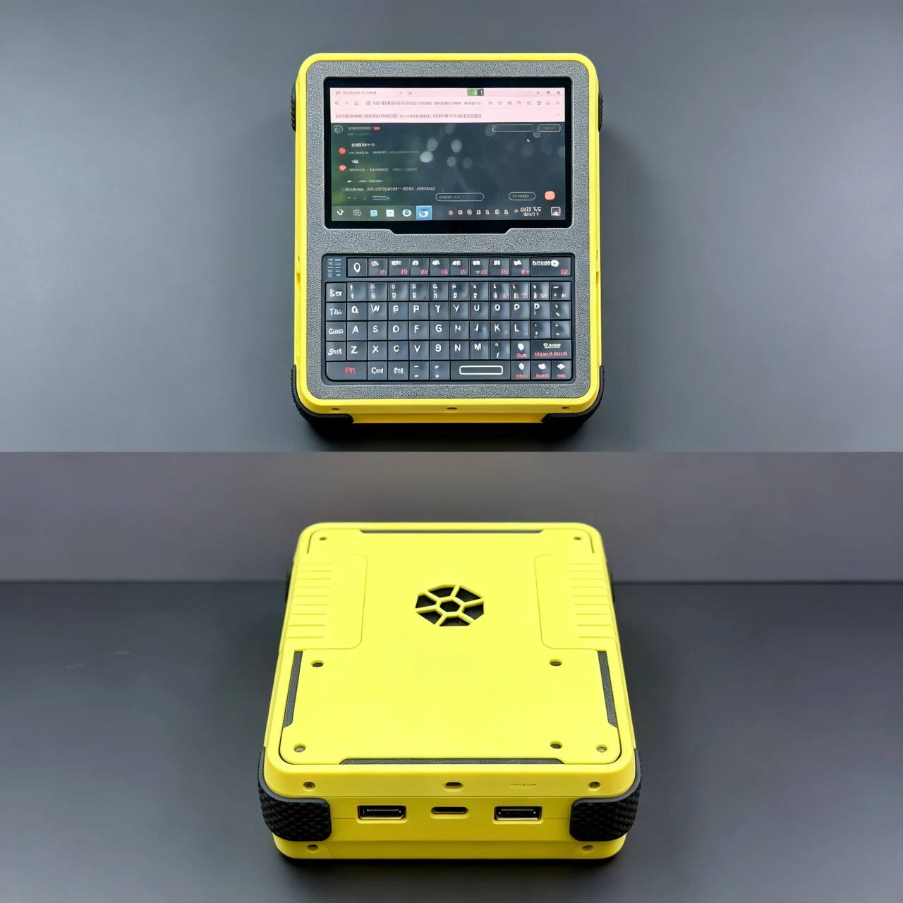 Green Brick 2.0 Portable Keyboard Custom Wired/Bluetooth Rock5c HDMI Interface for Raspberry Pi/Orange Pi Series Keypad Gift