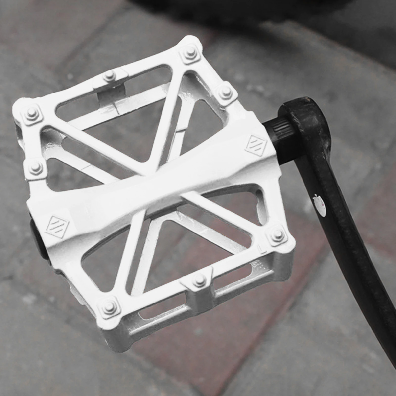 1 زوج دواسات الدراجة الطريق دواسات الدراجة الجبلية مزدوجة الكرة الأسطوانة القدم دواسة دراجة منصة الدواسات للدراجات الطريق والترفيهية